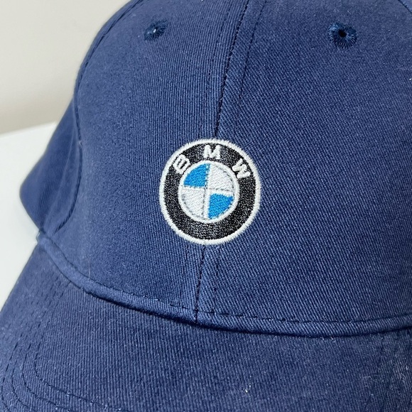 Official BMW Front Emblem Logo Navy Patch Logo M// Hat Cap One Size - Picture 5 of 5